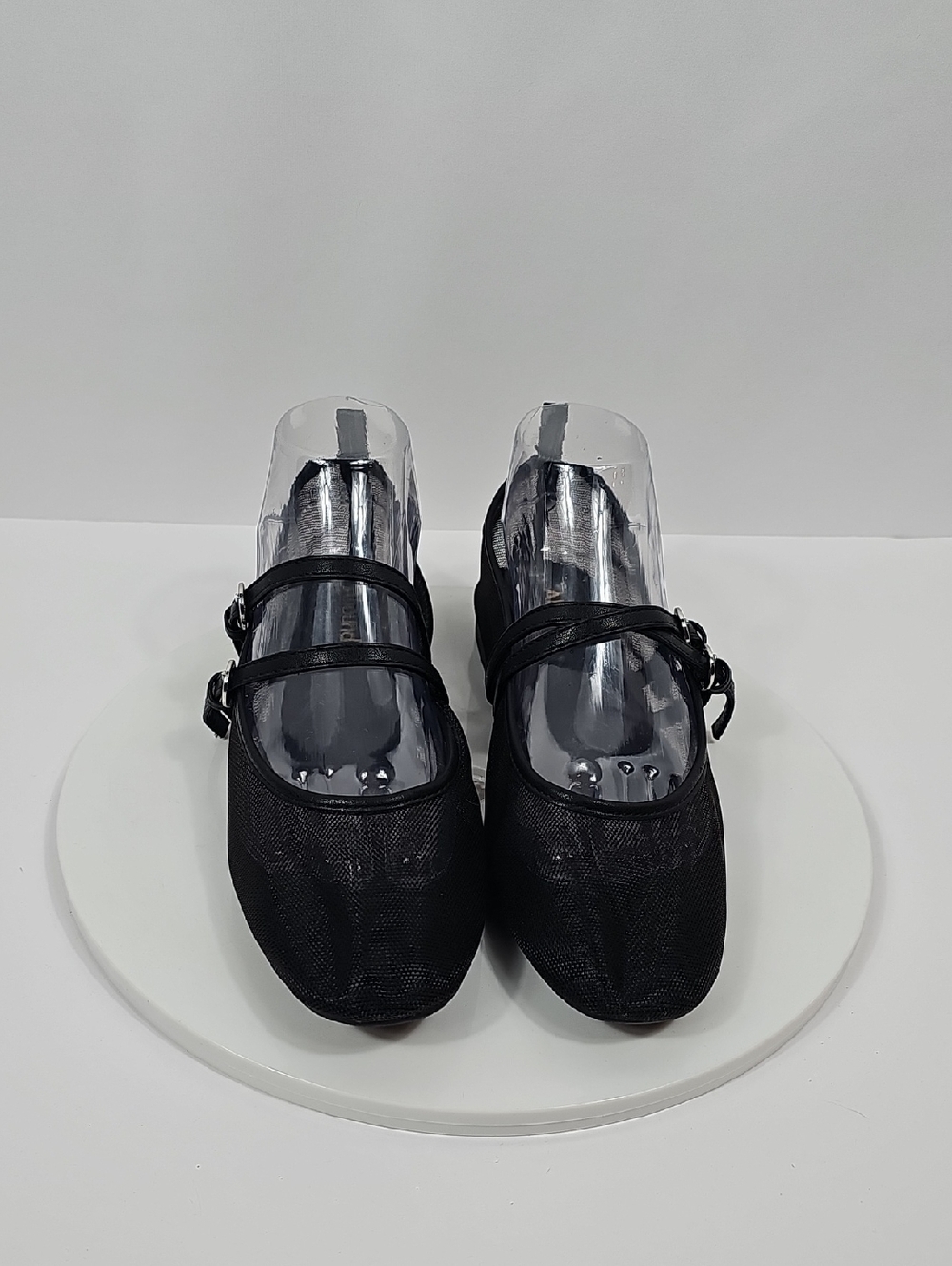 NWOT Abound Galantis Mesh Mary Jane Flats Double-Strap Buckle Shoes Black 8.5 - Picture 3 of 15